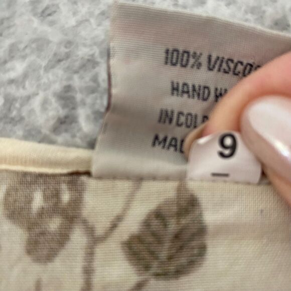 HM Women Dress Crewneck Long Sleeve Floral Print   Bohemian - Picture 14 of 16